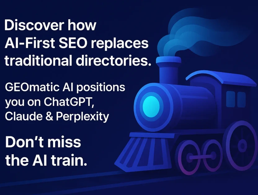 Image illustrant directories to ai: future of seo with geomatic ai plugin dans la catégorie AI Integration Advisory