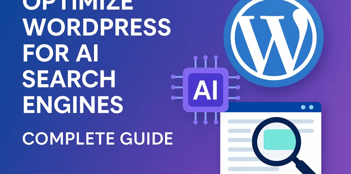 Image illustrant optimize wordpress for ai search engines - complete guide dans la catégorie AI Integration Advisory