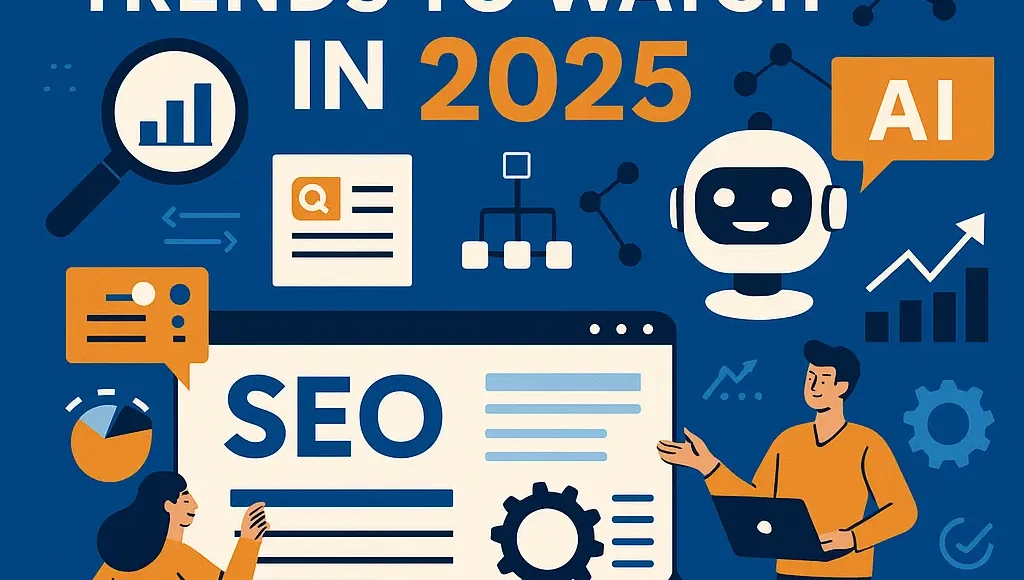 Image illustrant 10 seo & ai trends 2025 for wordpress — stay visible in the ai era dans la catégorie AI Integratio...