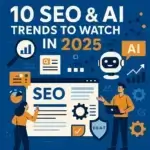 Image illustrant 10 seo & ai trends 2025 for wordpress — stay visible in the ai era dans la catégorie AI Integratio...