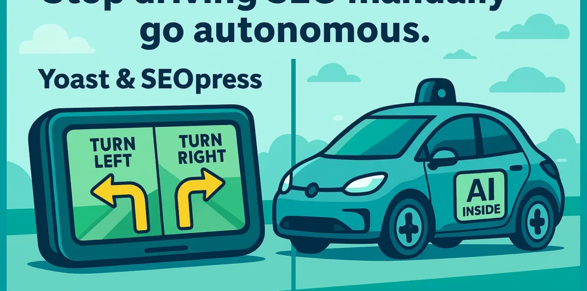 Image illustrant geomatic ai : the future of fully autonomous seo for wordpress dans la catégorie WordPress