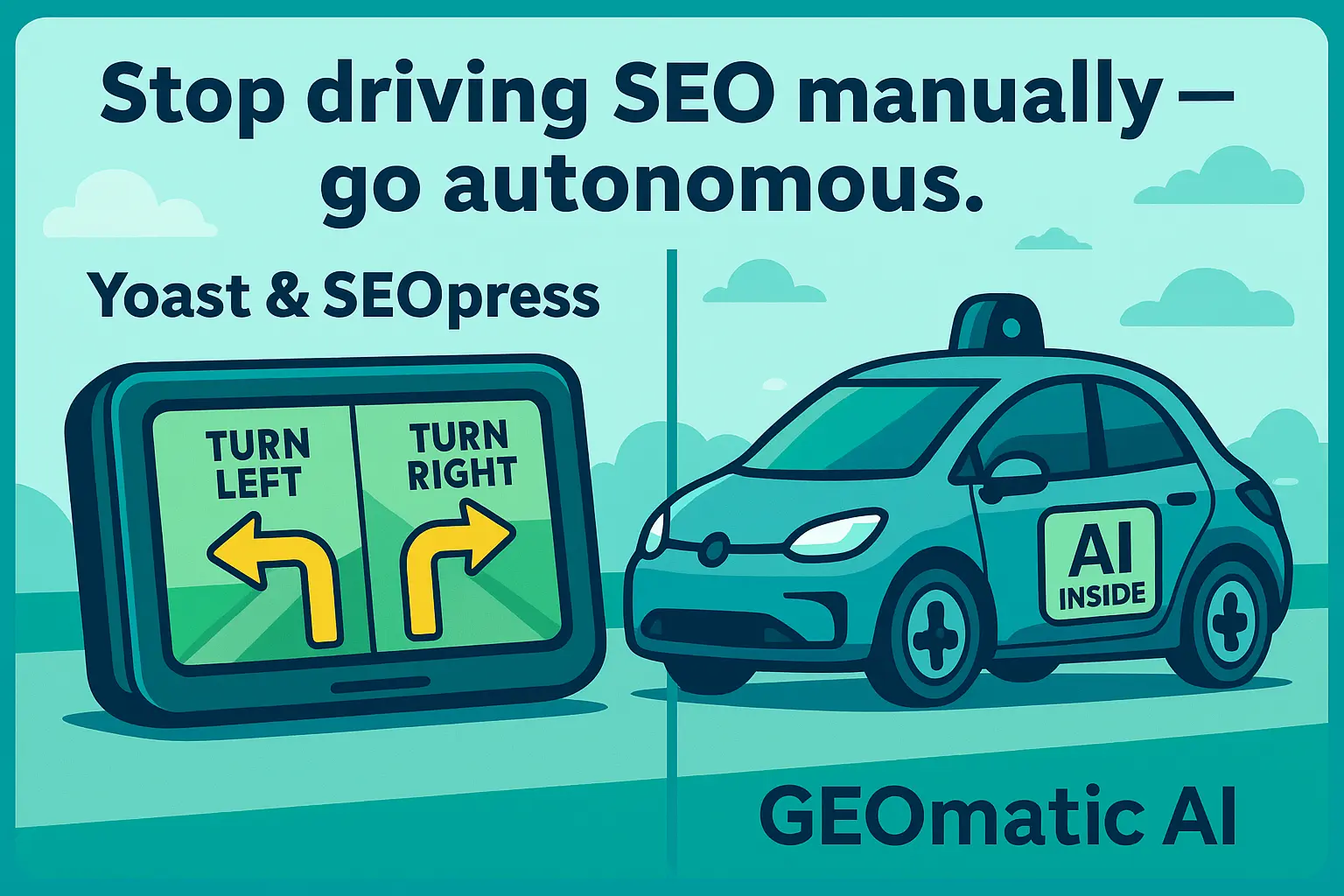 GEOmatic AI — Autonomous SEO visual