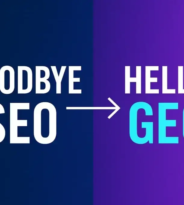 Image illustrant goodbye seo, hello geo — how generative ai is redefining online visibility dans la catégorie AI Conten...