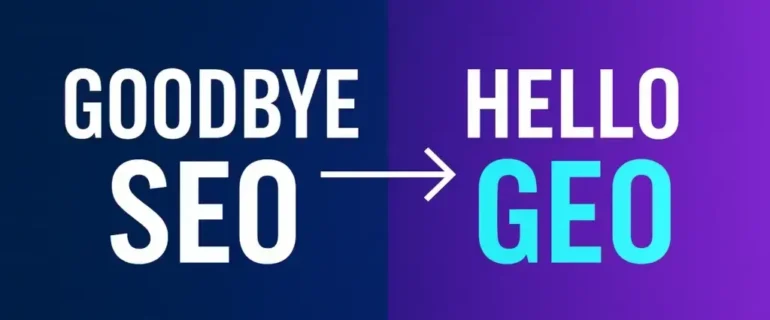 Image illustrant goodbye seo, hello geo — how generative ai is redefining online visibility dans la catégorie AI Conten...