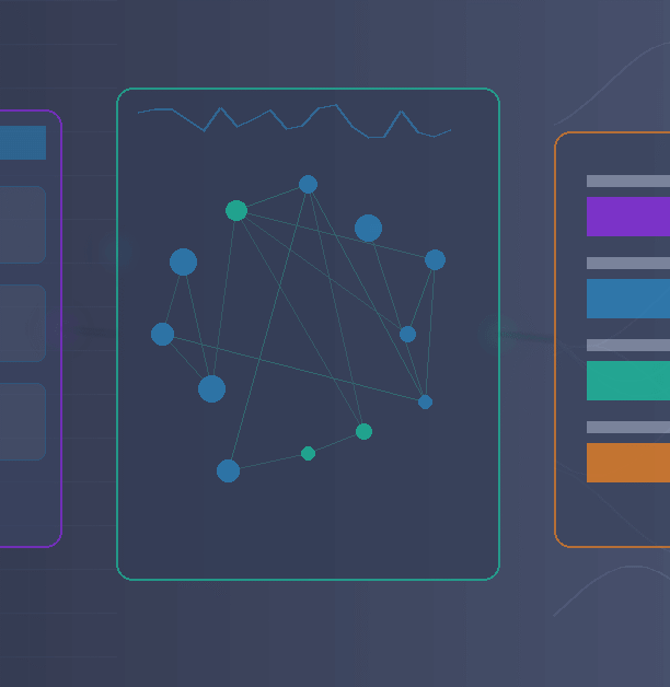 wordpress-ai-plugins-dashboard (1) Three interconnected WordPress plugin interfaces merging into unified AI optimization dashboard, rendered with modular geometric panels in deep purple, electric blue, mint green, and warm orange, left side showing traditional WordPress admin, center displaying AI analysis graphs and entity mapping, right side revealing citation performance metrics, gradient background from structured grid to flowing data streams, modern technical aesthetic with clean typography indicators, subtle glow effects highlighting key features, no actual text readable, 1200×628 dimensions.